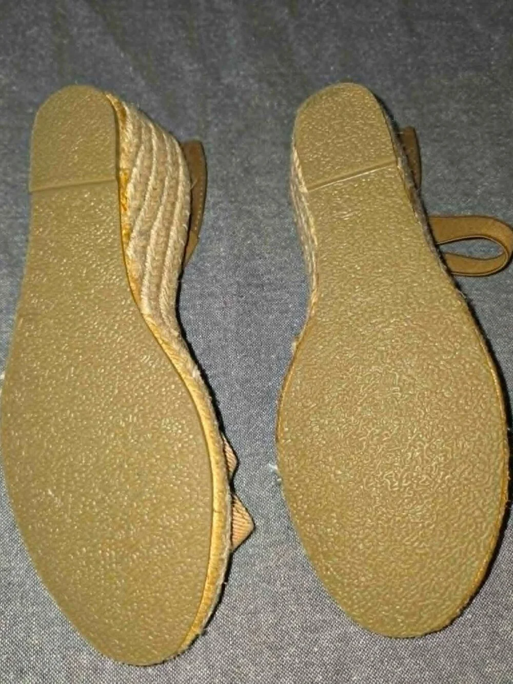 NWT Women's Espadrille Wedge Sandals Size 7 Brown